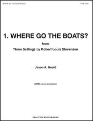 Where Go the Boats? SATB choral sheet music cover Thumbnail